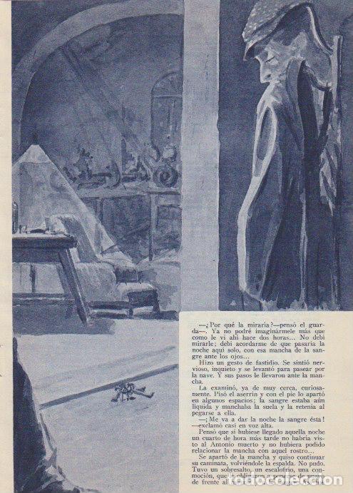 Sammeln von Zeitschriften und Zeitungen: El crimen del muerto / cuento de miedo de Gabriel Greiner, con dibujo de Almoguera -1936