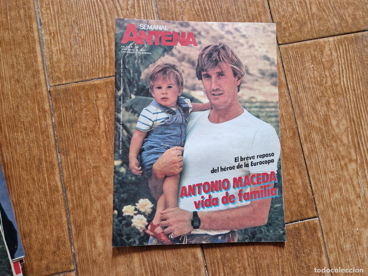 Coleccionismo de Revistas y Peri&oacute;dicos: SEMANAL ANTENA N&ordm; 190 1984 MACEDA SPORTING DE GIJON MICHAEL JACKSON FIVE