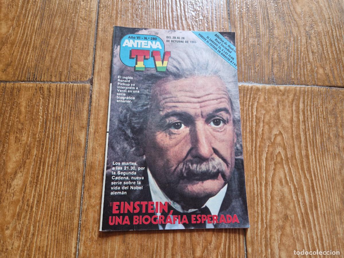 Coleccionismo de Revistas y Peri&oacute;dicos: ANTENA TV N&ordm; 280 1985 PORTADA EINSTEIN INTERIOR THOMPSON TWINS