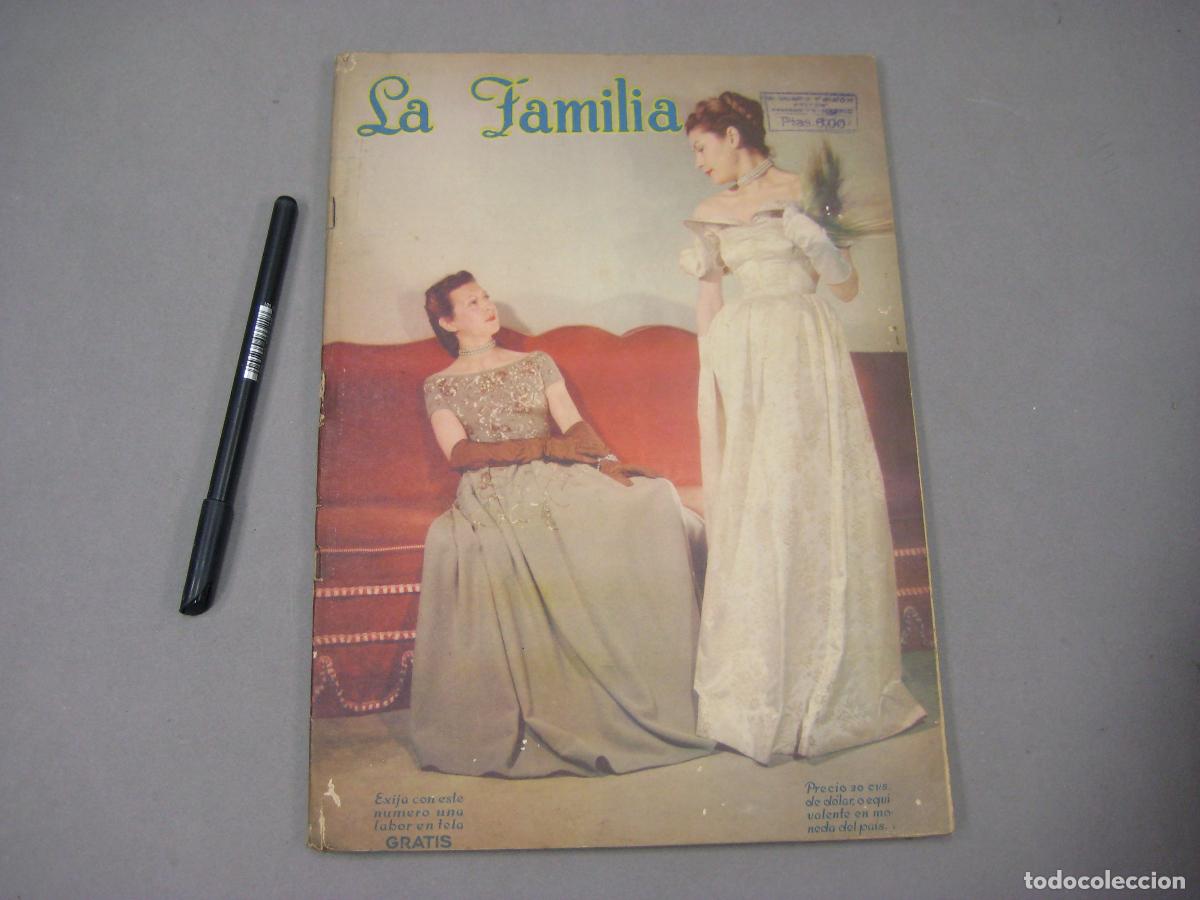 Coleccionismo de Revistas y Peri&oacute;dicos: REVISTA LA FAMILIA. BORDADOS. PUNTO DE CRUZ. MODA