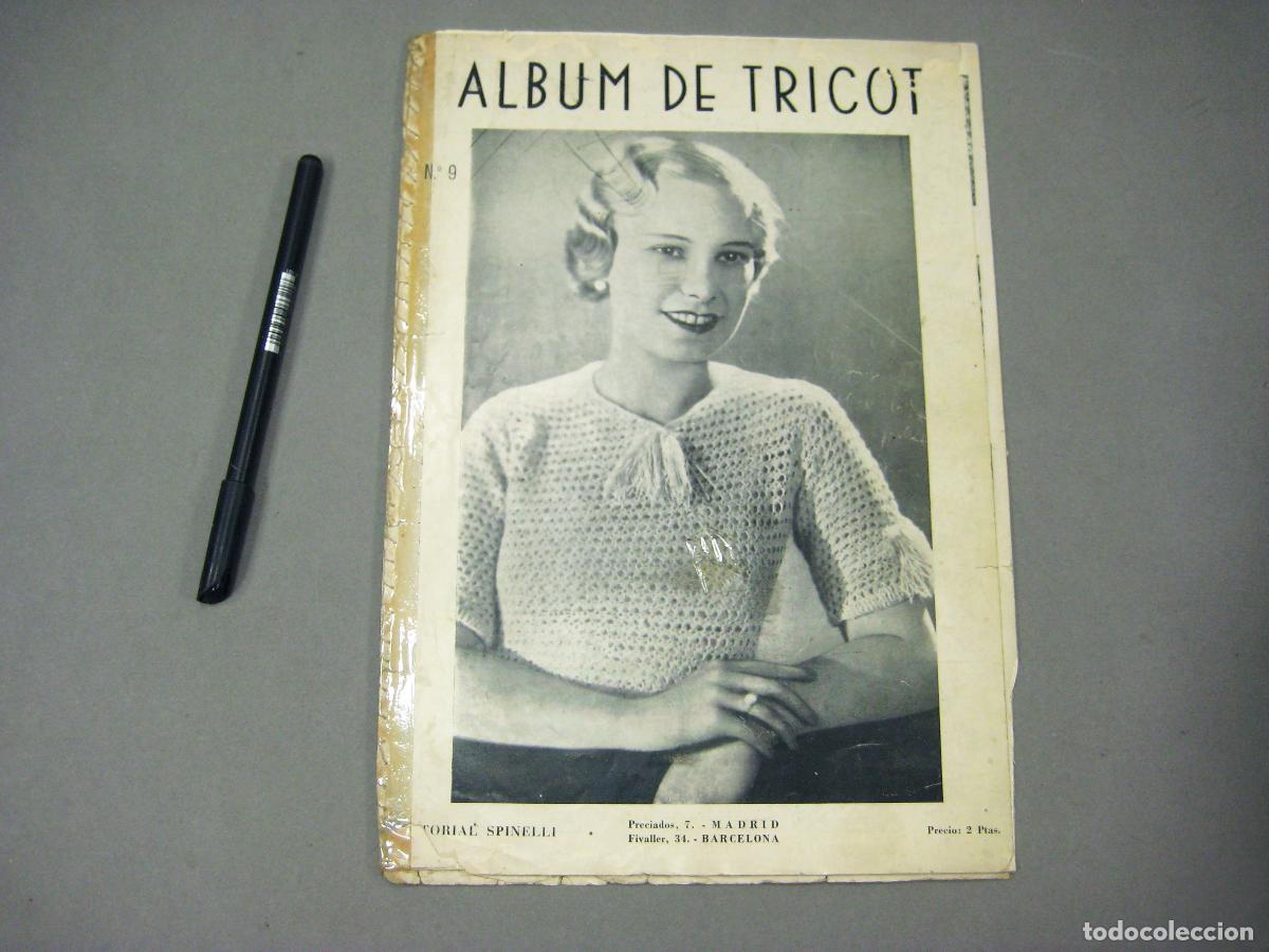Coleccionismo de Revistas y Peri&oacute;dicos: REVISTA ALBUM DE TRICOT N&ordm; 9. EDITORIAL SPINELLI