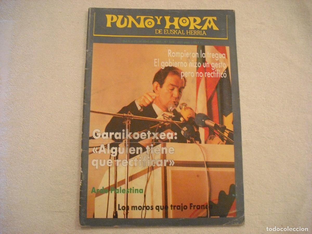 Collezionismo di Riviste e Giornali: PUNTO Y HORA DE EUSKAL HERRIA N. 544 , 1989