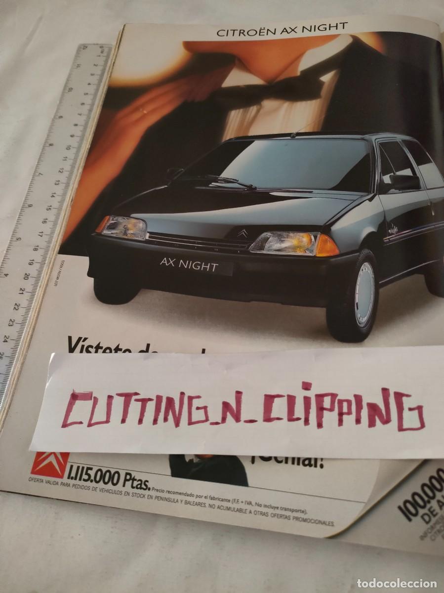 Coleccionismo de Revistas y Peri&oacute;dicos: Clipping [CITROEN AX NIGHT PUBLICIDAD][RH900305]