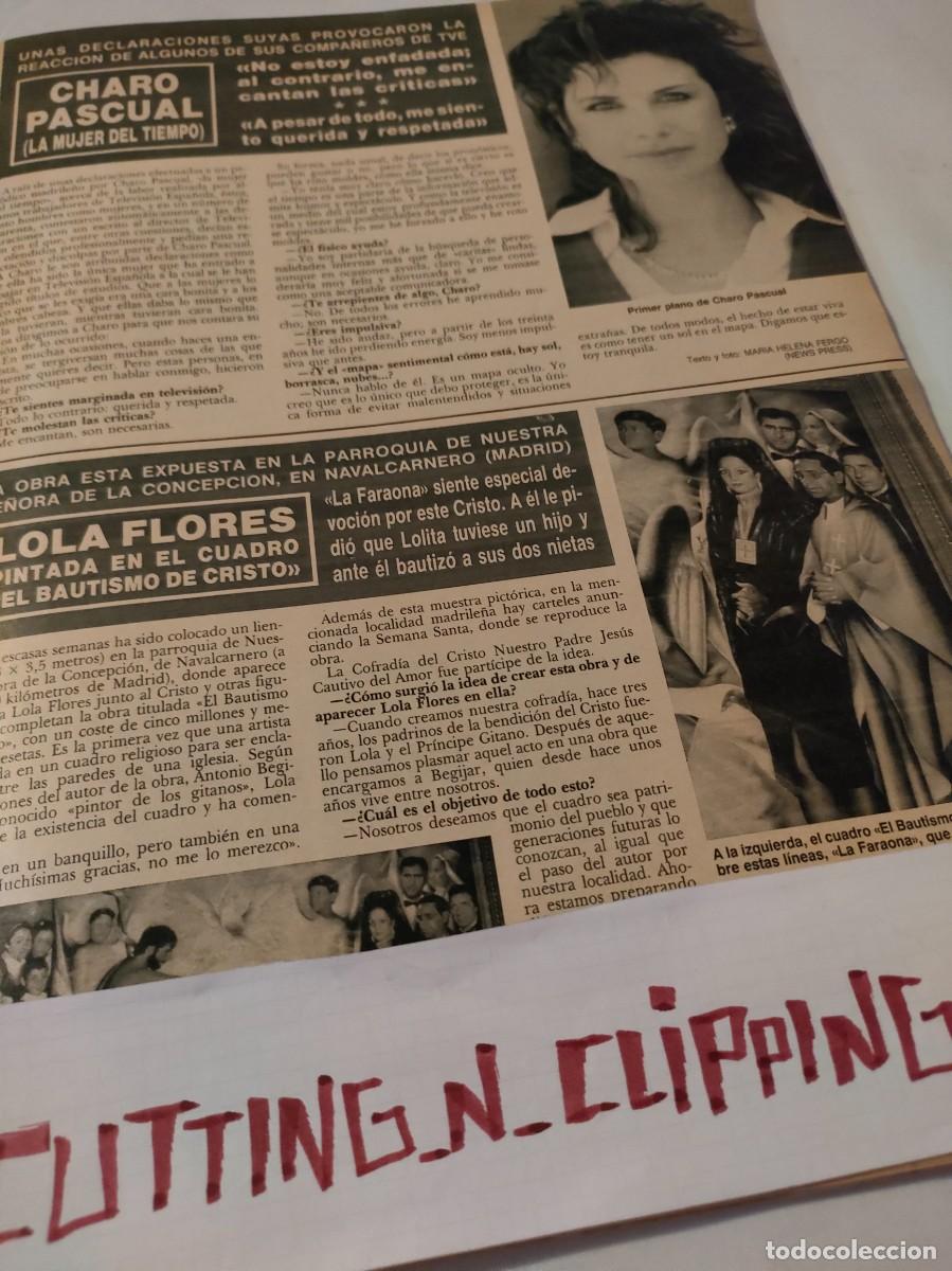 Coleccionismo de revistas y peri&oacute;dicos: Clipping [LOLA FLORES, CHARO PASCUAL][RH893003]