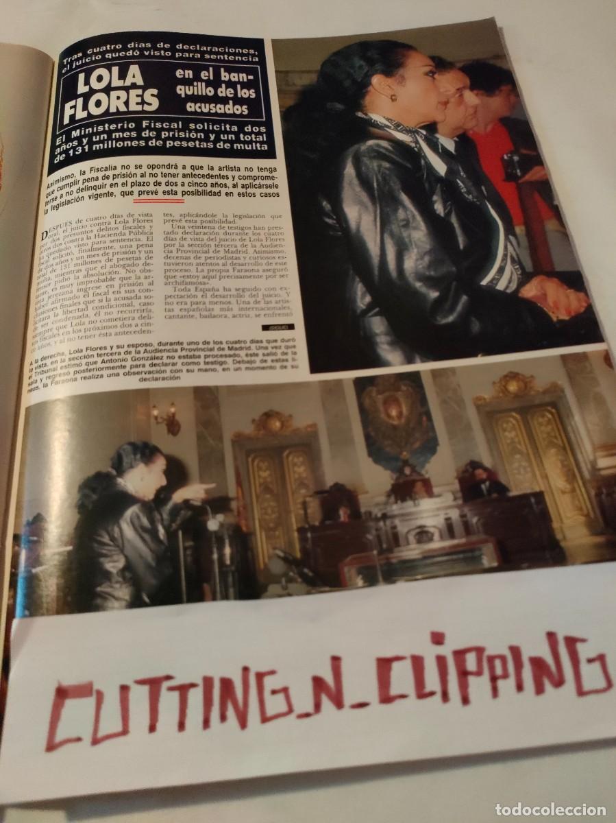 Coleccionismo de revistas y peri&oacute;dicos: Clipping [LOLA FLORES][RH893003]