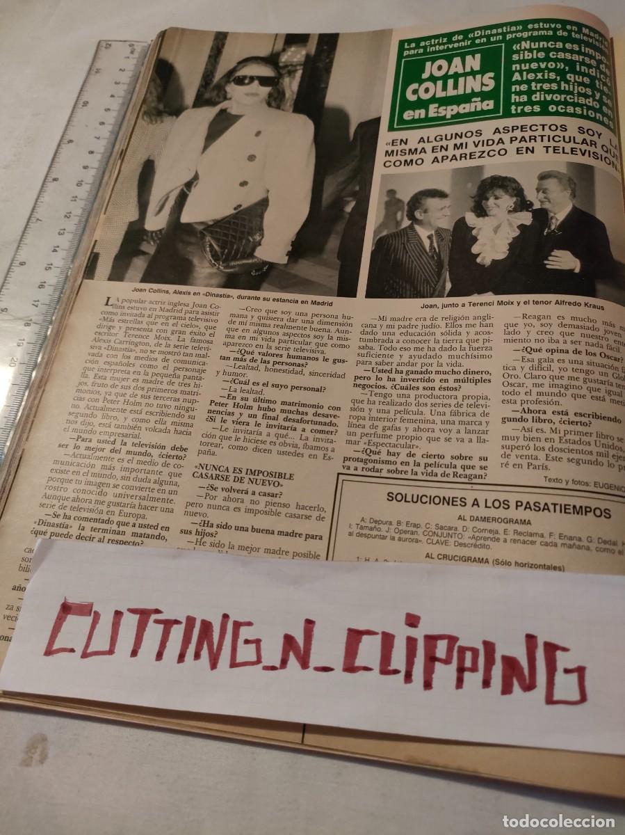 Coleccionismo de revistas y peri&oacute;dicos: Clipping [JOAN COLLINS][RH893003]