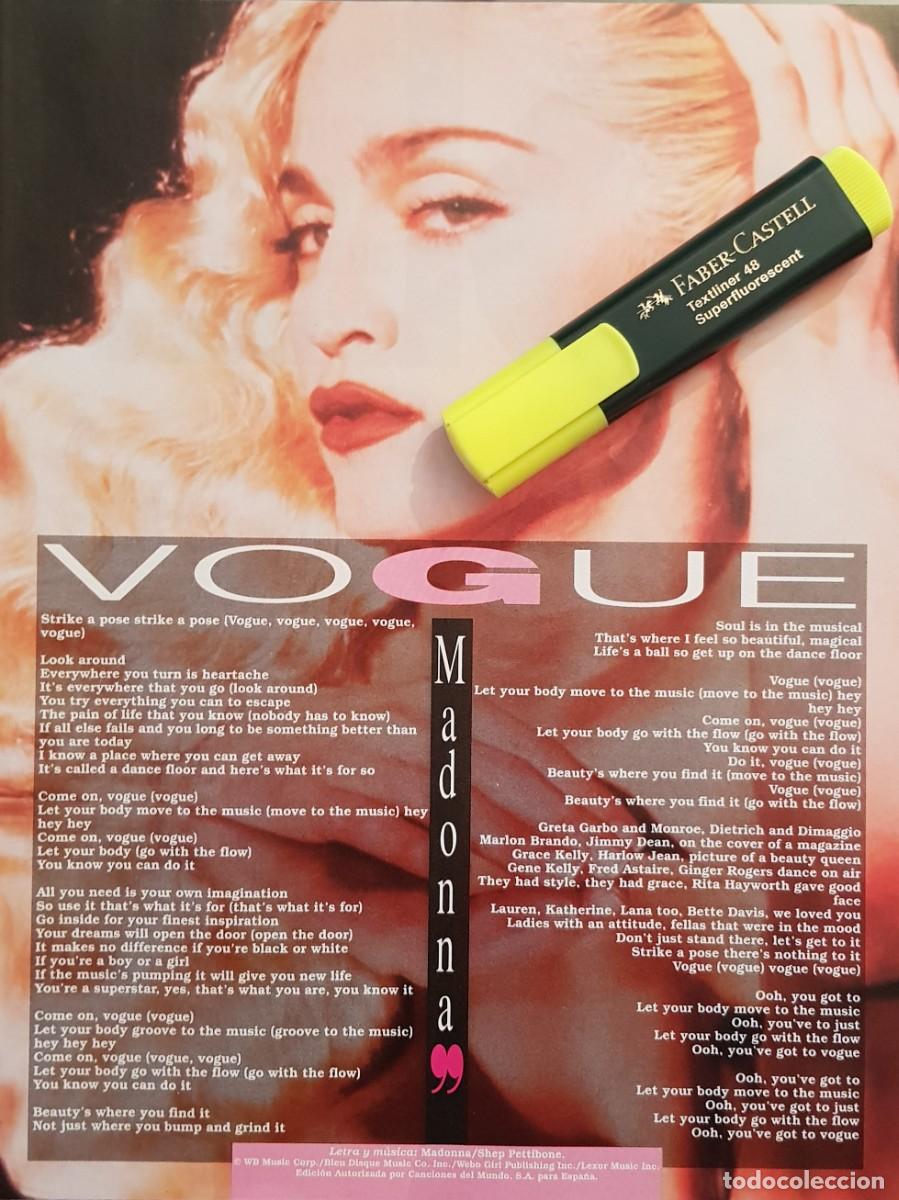Coleccionismo de Revistas y Peri&oacute;dicos: Reportaje Madonna 10.04.1990