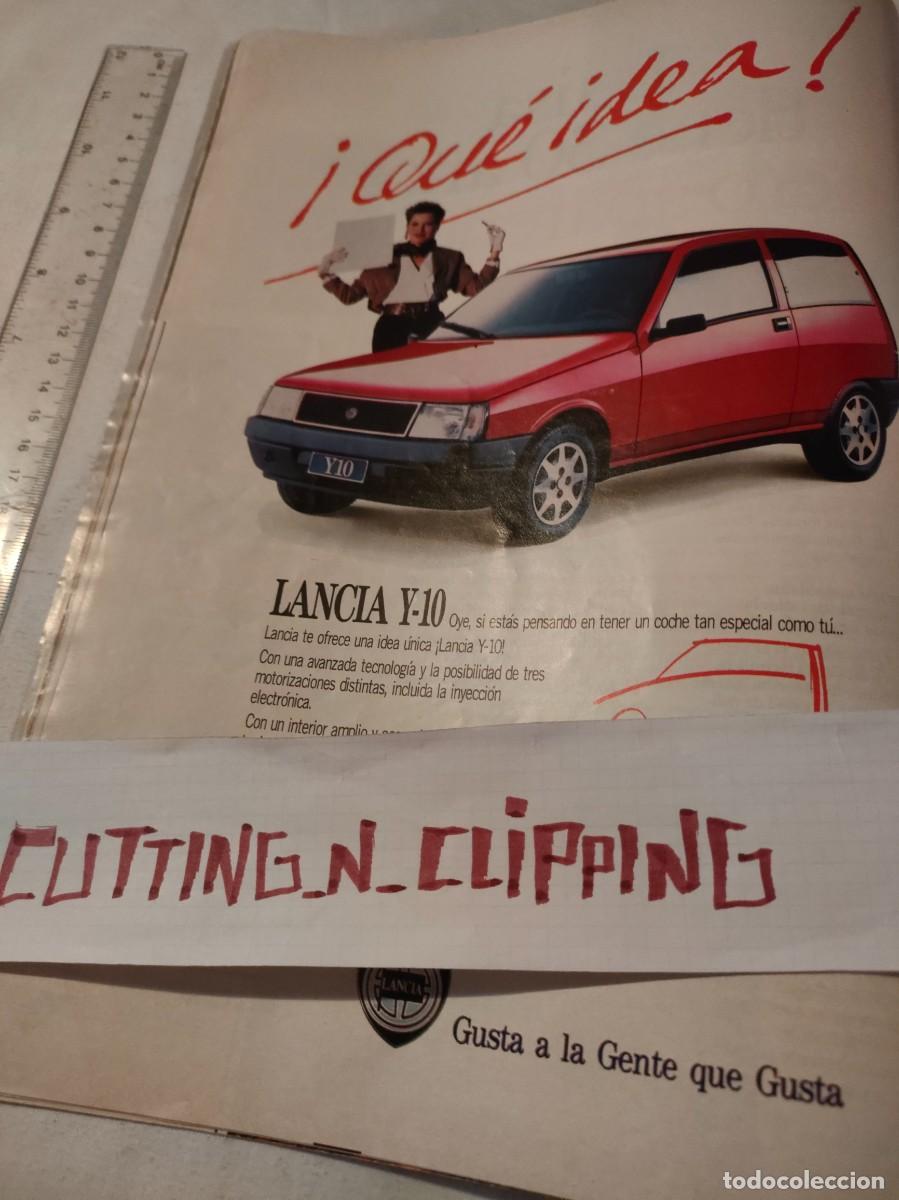 Coleccionismo de Revistas y Peri&oacute;dicos: Clipping [LANCIA Y-10 PUBLICIDAD][RH902604]