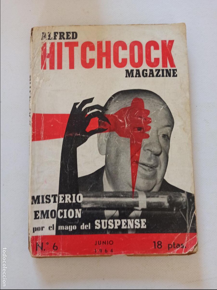 Coleccionismo de Revistas y Peri&oacute;dicos: ALFRED HITCHCOCK MAGAZINE N&ordm; 6 - JUNIO 1964 (FX)