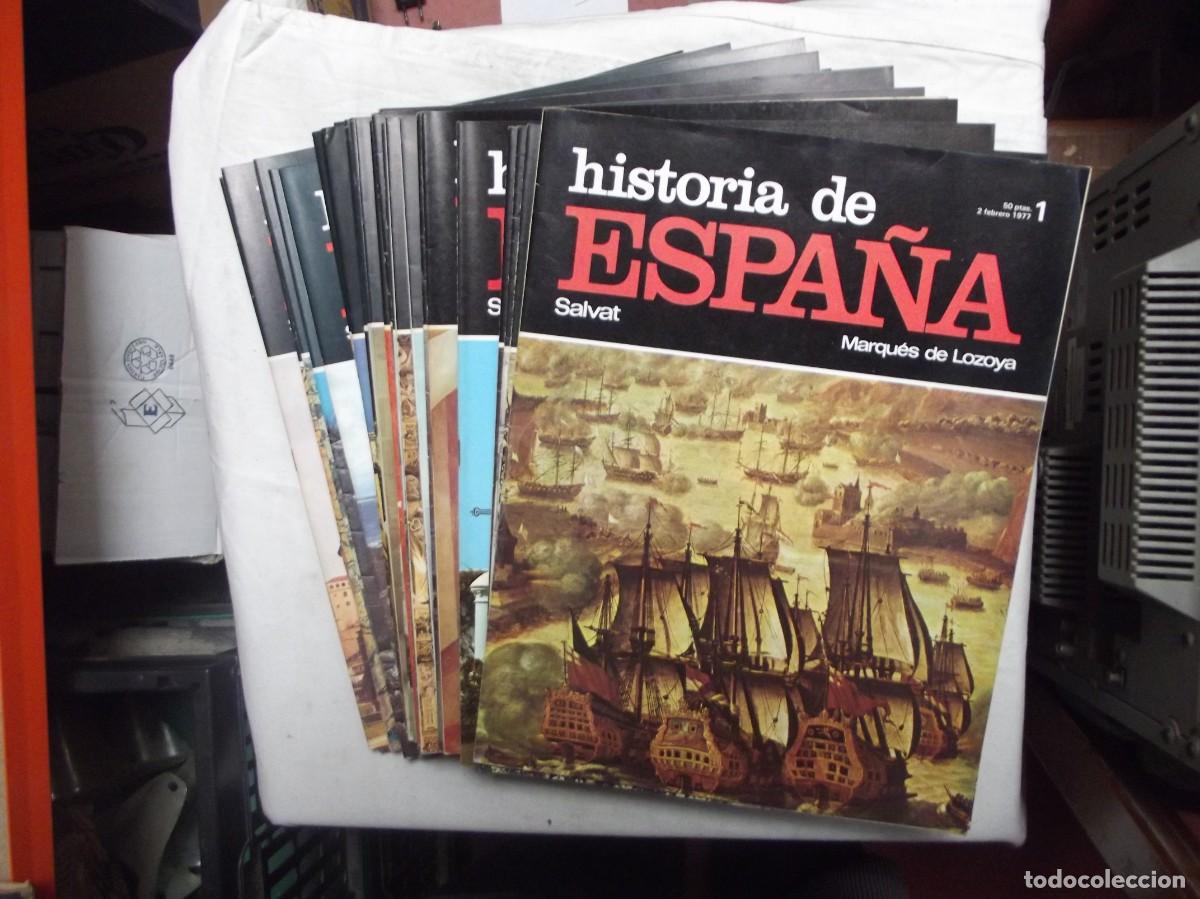 Coleccionismo de Revistas y Peri&oacute;dicos: FASCICULOS HISTORIA DE ESPA&Ntilde;A 35 NUMEROS