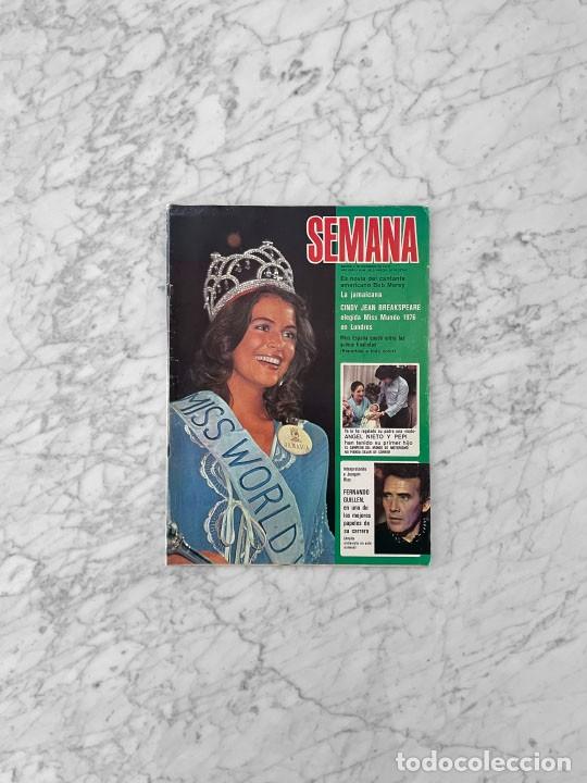 Coleccionismo de Revistas y Peri&oacute;dicos: SEMANA - 1976 - MARISA BERENSON, LUIS AGUILE, MIKE KENNEDY, VINCENT VAN PATTEN, GONZALO, MISS MUNDO