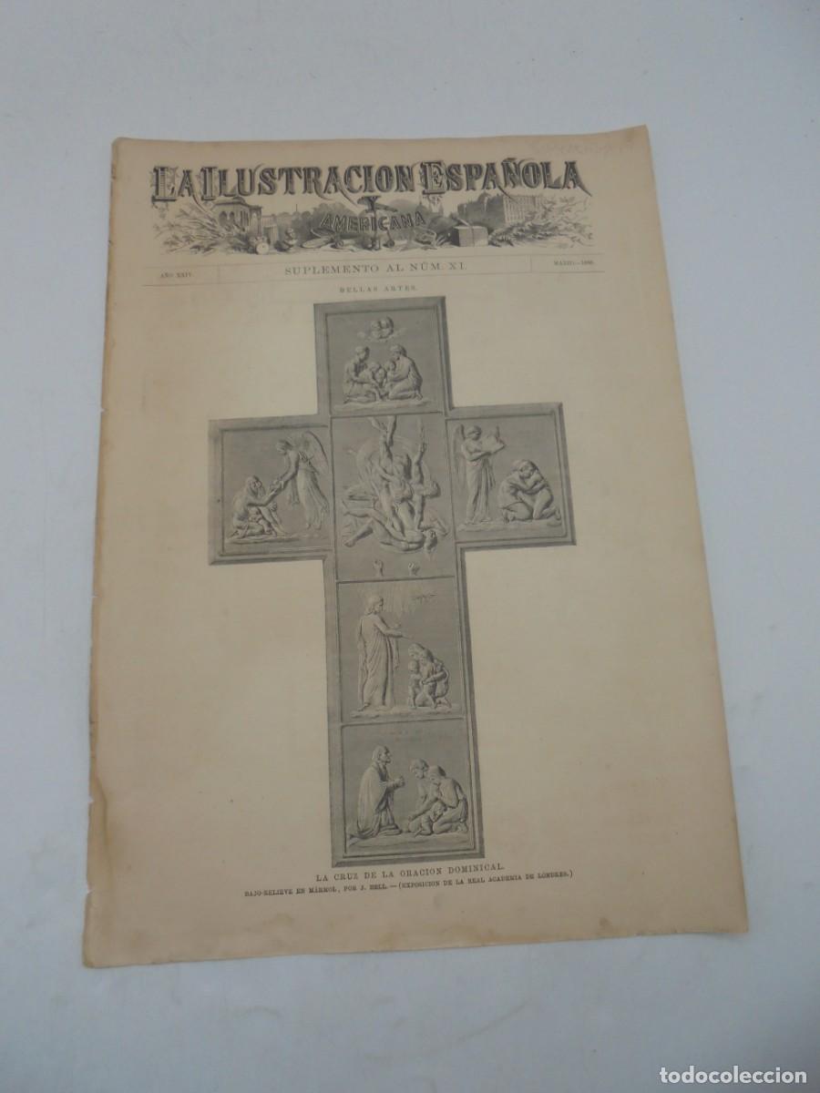 Collezionismo di Riviste e Giornali: REVISTA LA ILUSTRACION ESPA&Ntilde;OLA Y AMERICANA. SUPLEMENTO AL N&ordm; XI. A&Ntilde;O XXIV. MARZO 1880. LEER.