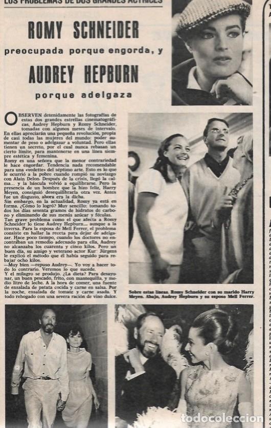 Coleccionismo de Revistas y Peri&oacute;dicos: Reportaje sobre AUDREY HEPBURN. Finales de los 60