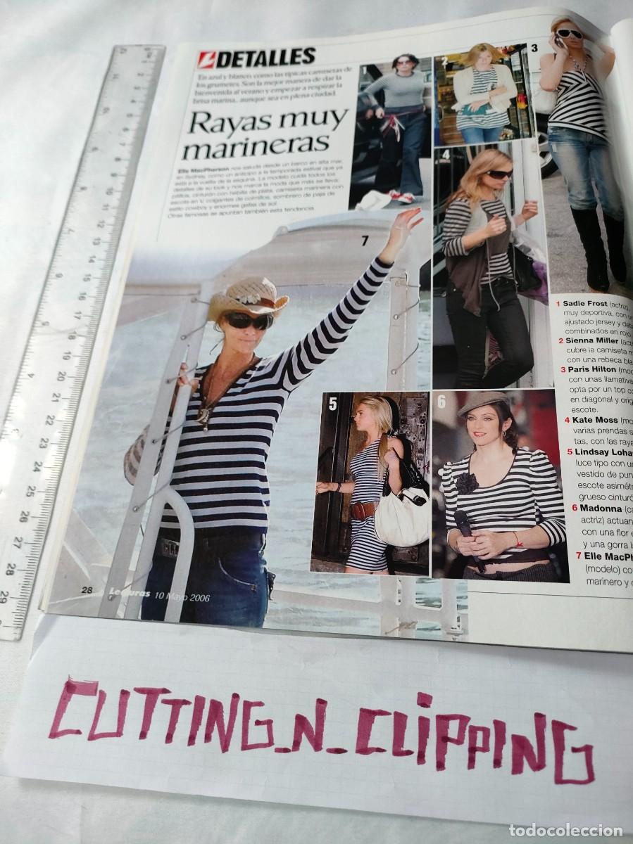 Coleccionismo de Revistas y Peri&oacute;dicos: Clipping [MADONNA, KATE MOSS, LINDSAI, SIENNA MILLER, SADIE FROST][RL061005]