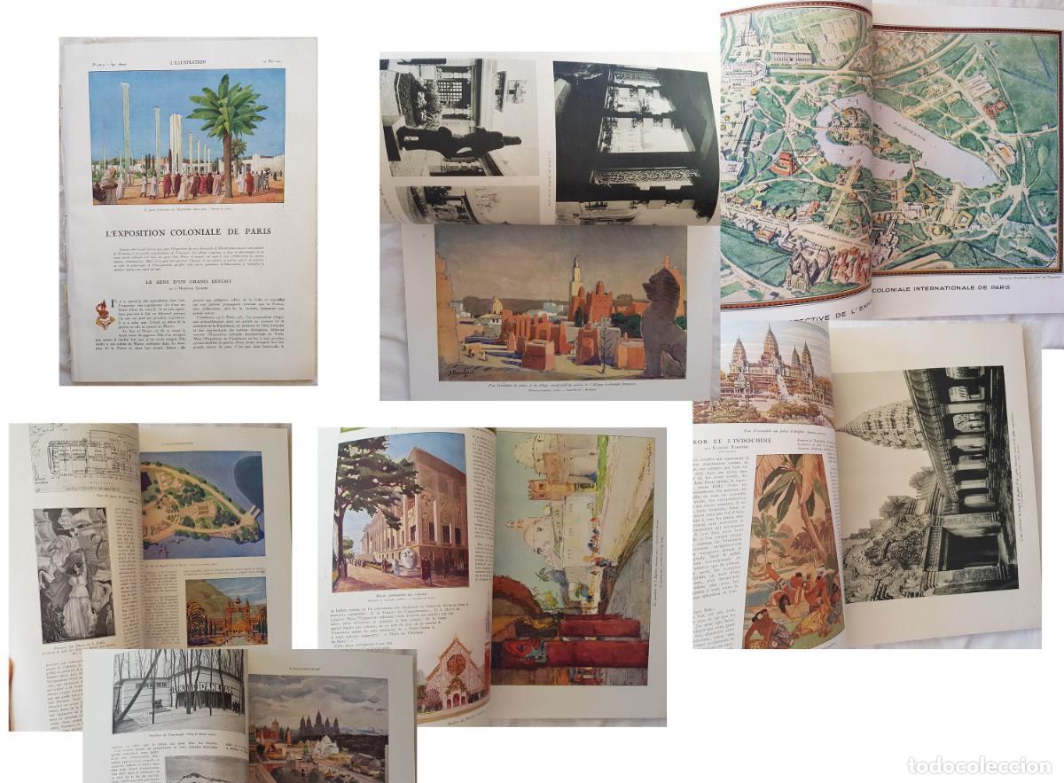 Colecionismo de Revistas e Jornais: L'EXPOSITION COLONIALE DE PARIS. L'Illustration n 4603, 1931