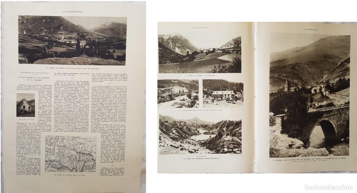 Colecionismo de Revistas e Jornais: LE VAL D'ARAN ET LES SOURCES DE LA GARONNE. L'Illustration, 1931 Henry SPONT(Texto)