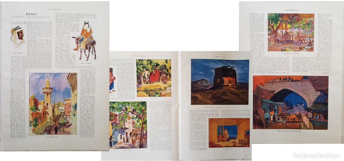 Colecionismo de Revistas e Jornais: DAMAS.L'Illustration, 1931. Jean COTARD(Texto) Lester George HORNBY (Aquarelles)