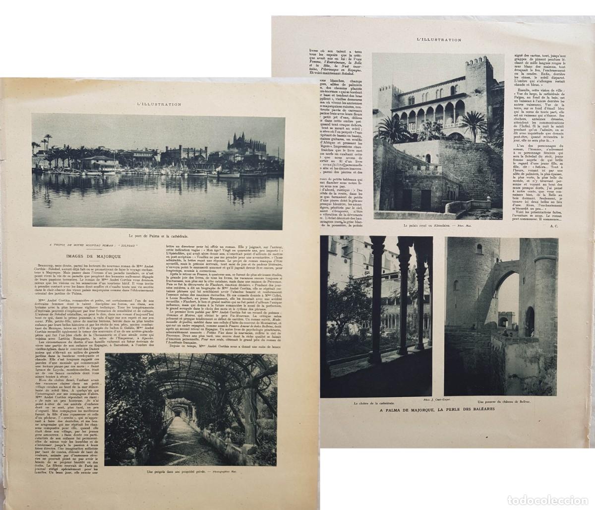 Colecionismo de Revistas e Jornais: IMAGES DE MAJORQUE.L'Illustration, 1931. A C(Texto)