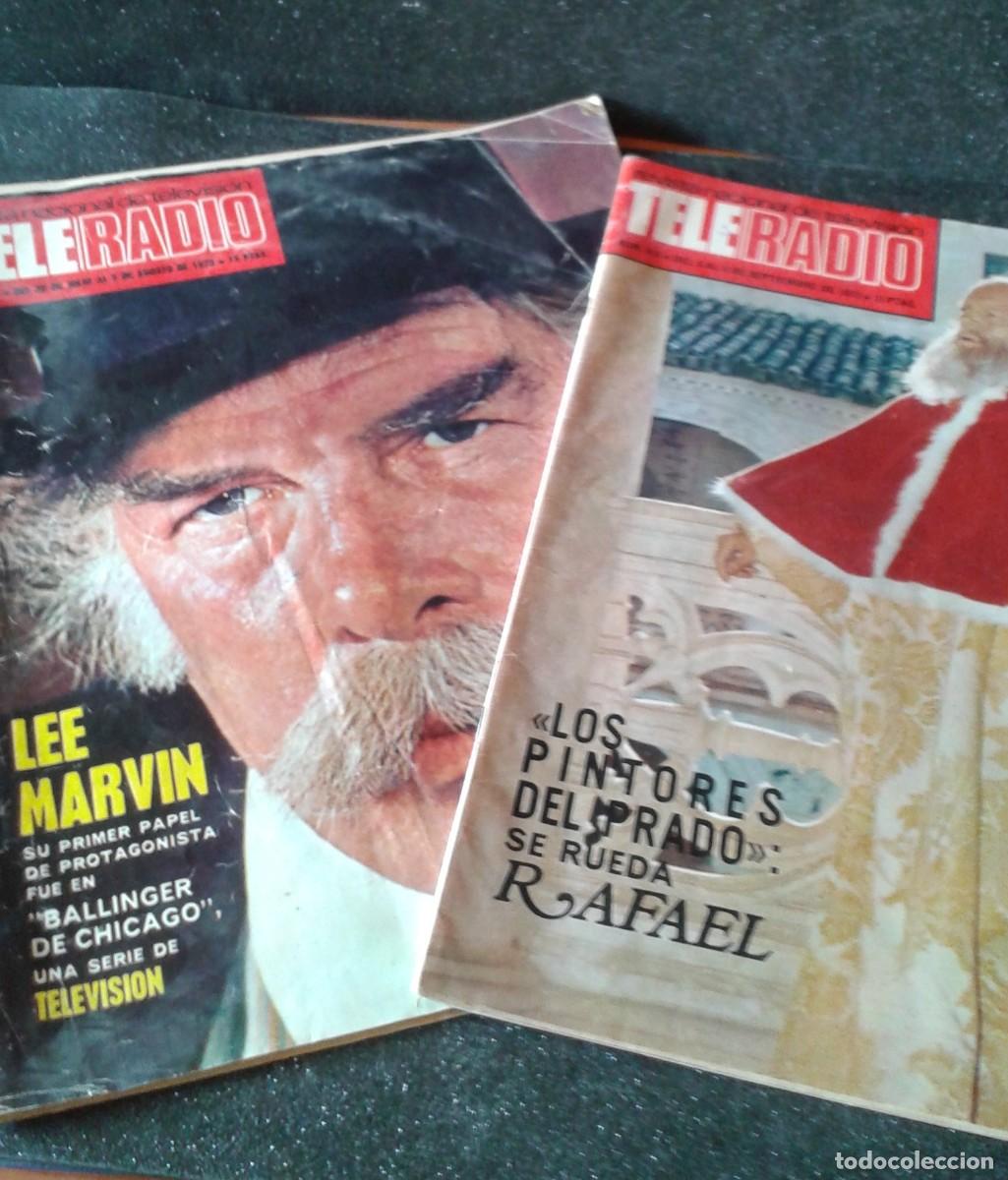Coleccionismo de revistas y peri&oacute;dicos: TELERADIO 814 Y 819 REVISTA NACIONAL DE TELEVISI&Oacute;N AGOSTO Y SEPTIEMBRE 1973