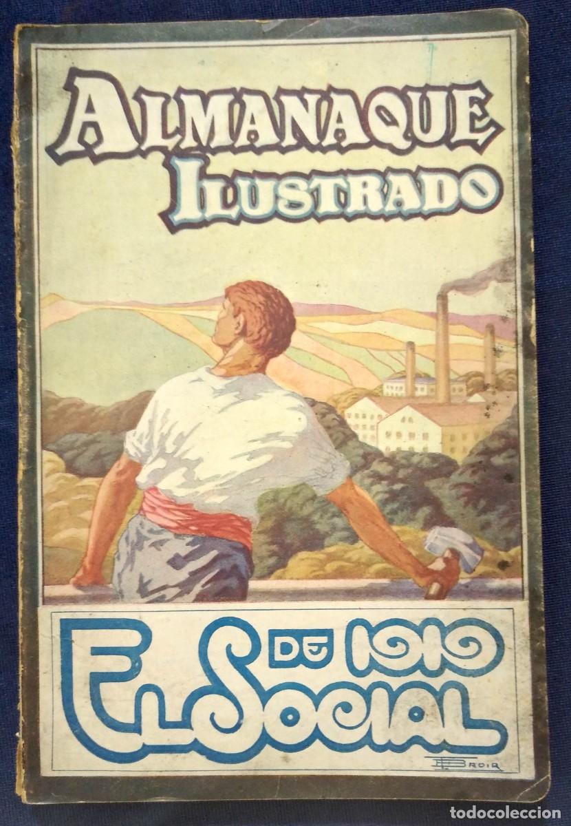 Coleccionismo de Revistas y Peri&oacute;dicos: ALMANAQUE ILUSTRADO DE EL SOCIAL 1919. ACCI&Oacute;N POPULAR. BARCELONA.