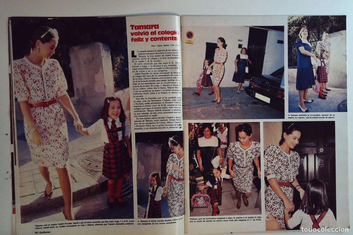 Coleccionismo de Revistas y Peri&oacute;dicos: ISABEL PREYSLER TAMARA FALCO MARIO CAMUS LA RUSA