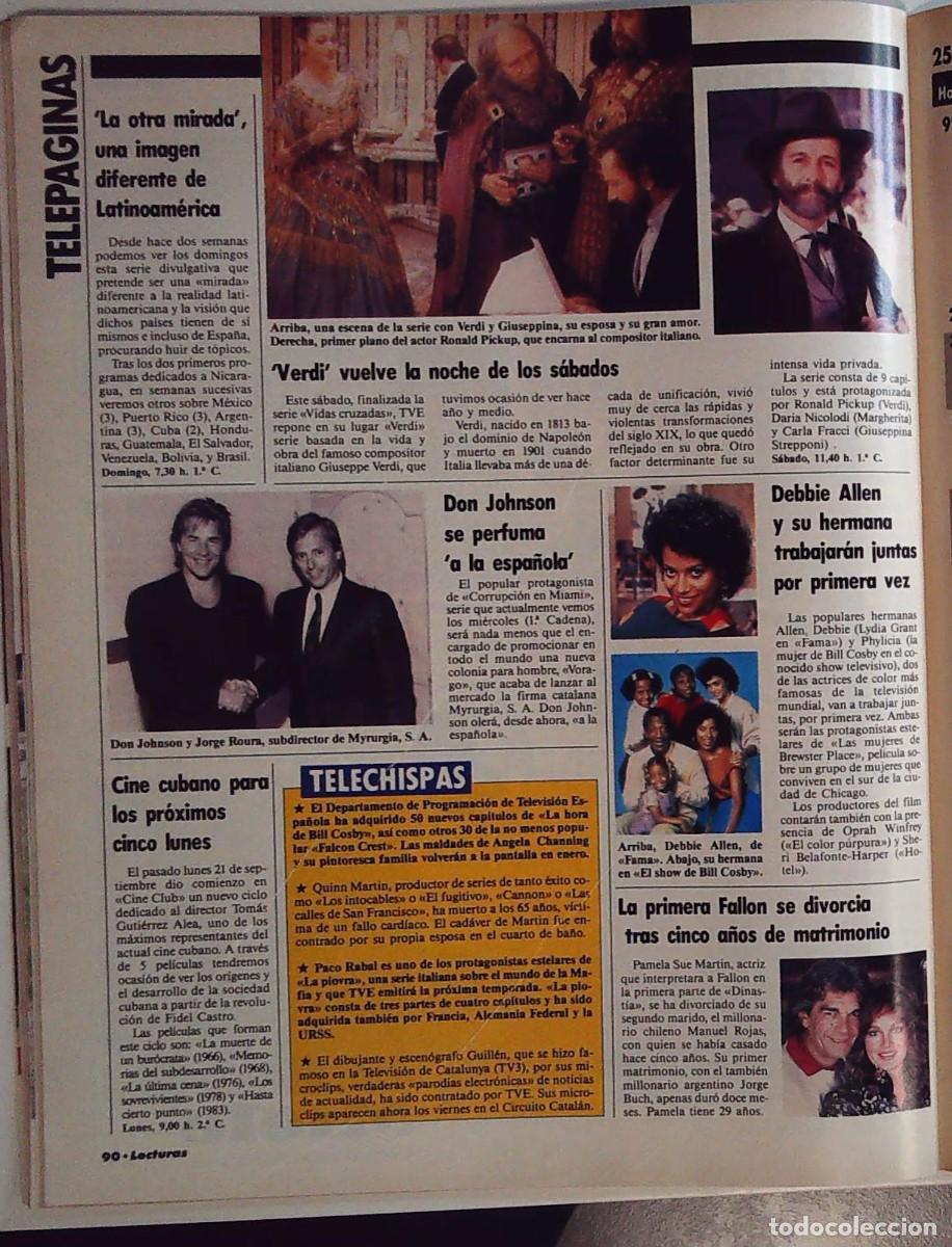 Coleccionismo de Revistas y Peri&oacute;dicos: DON JOHNSON CORRUPCION EN MIAMI VICE boll cosby debbie allen pamela sue martin verdi ronald pickup