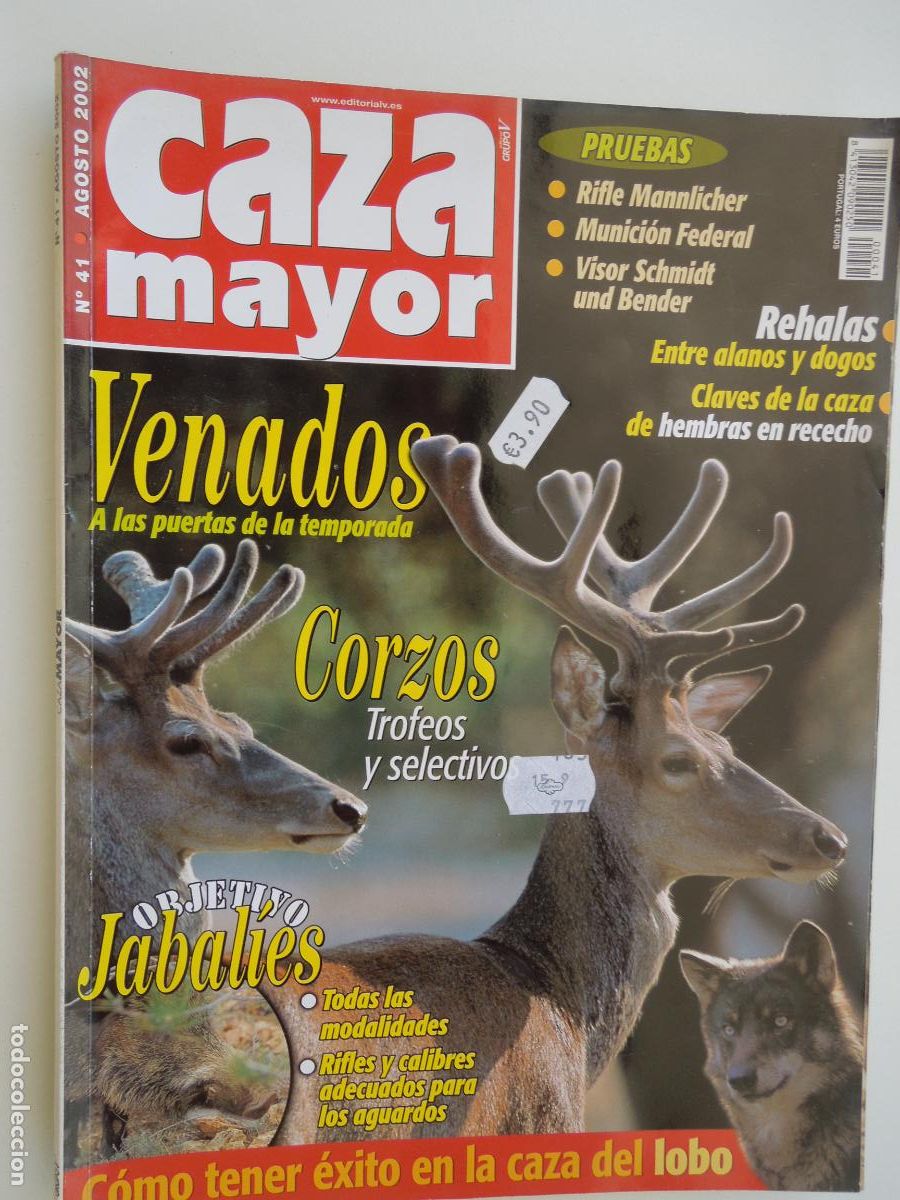 Sammeln von Zeitschriften und Zeitungen: CAZA MAYOR REVISTA N&ordm; 41 - AGOSTO 2002- CORZOS - REHALAS