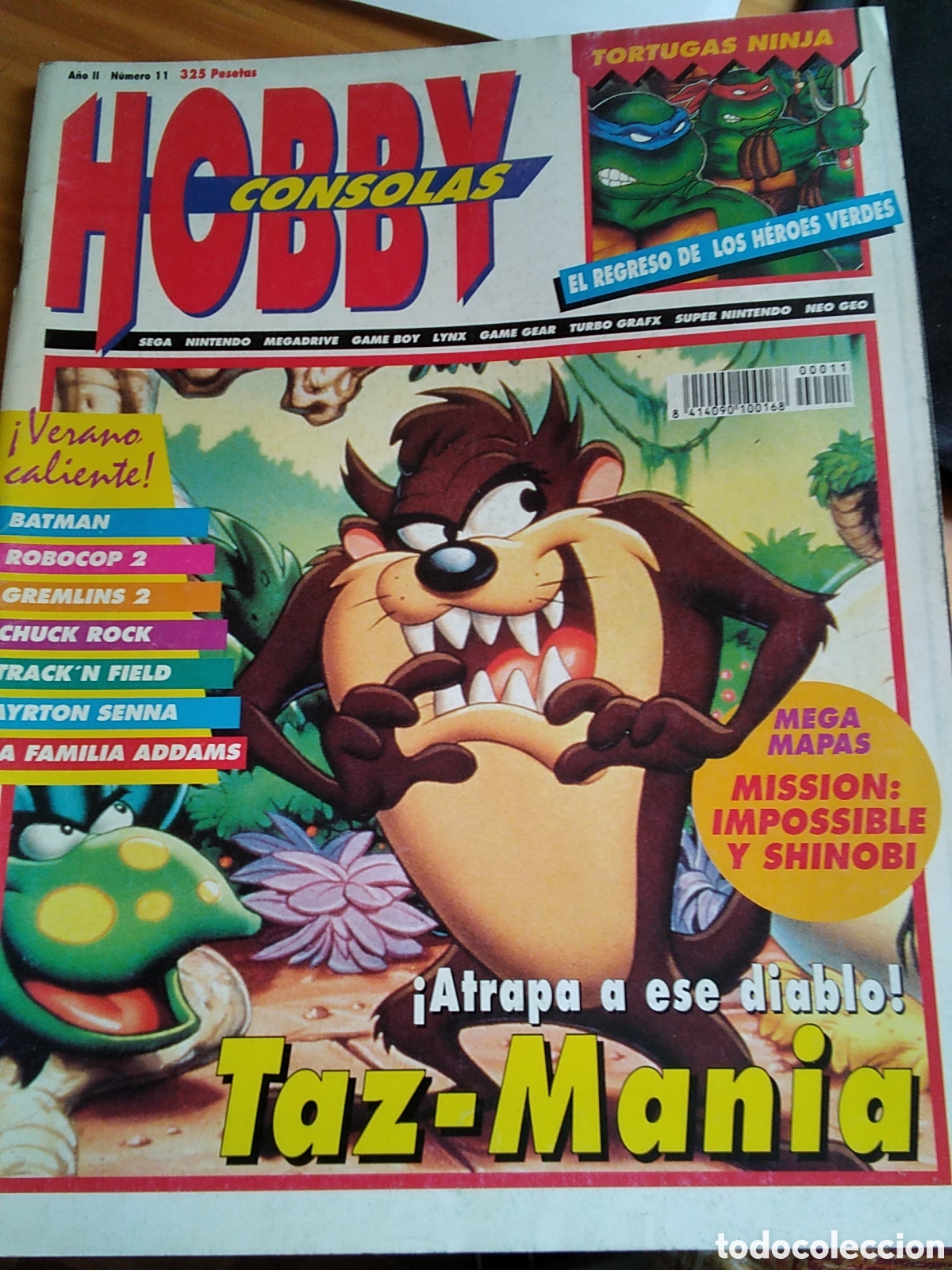Coleccionismo de Revistas y Peri&oacute;dicos: Hobby consolas revista n&uacute;mero 11 a&ntilde;o 1992 agosto incluye mapa desplegable
