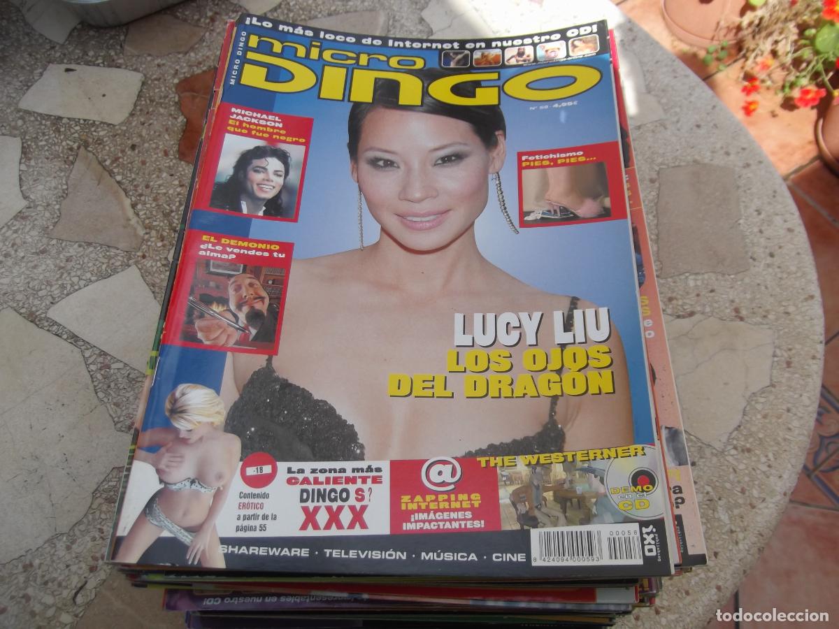 Coleccionismo de Revistas y Peri&oacute;dicos: micro dingo ,n&ordm; 56, cd no, erotica,dingo xxx, michael jackson,lucy liu, lung hi lee, el demonio, tim