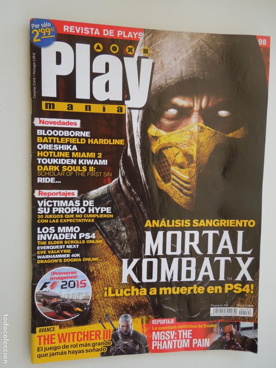 Sammeln von Zeitschriften und Zeitungen: PLAY MANIA REVISTA N&ordm; 198 - MORTAL JOMBAT-X