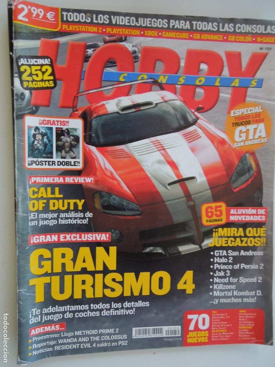 Coleccionismo de Revistas y Peri&oacute;dicos: HOBBY CONSOLAS N&ordm; 159 - GRAN TURISMO 4