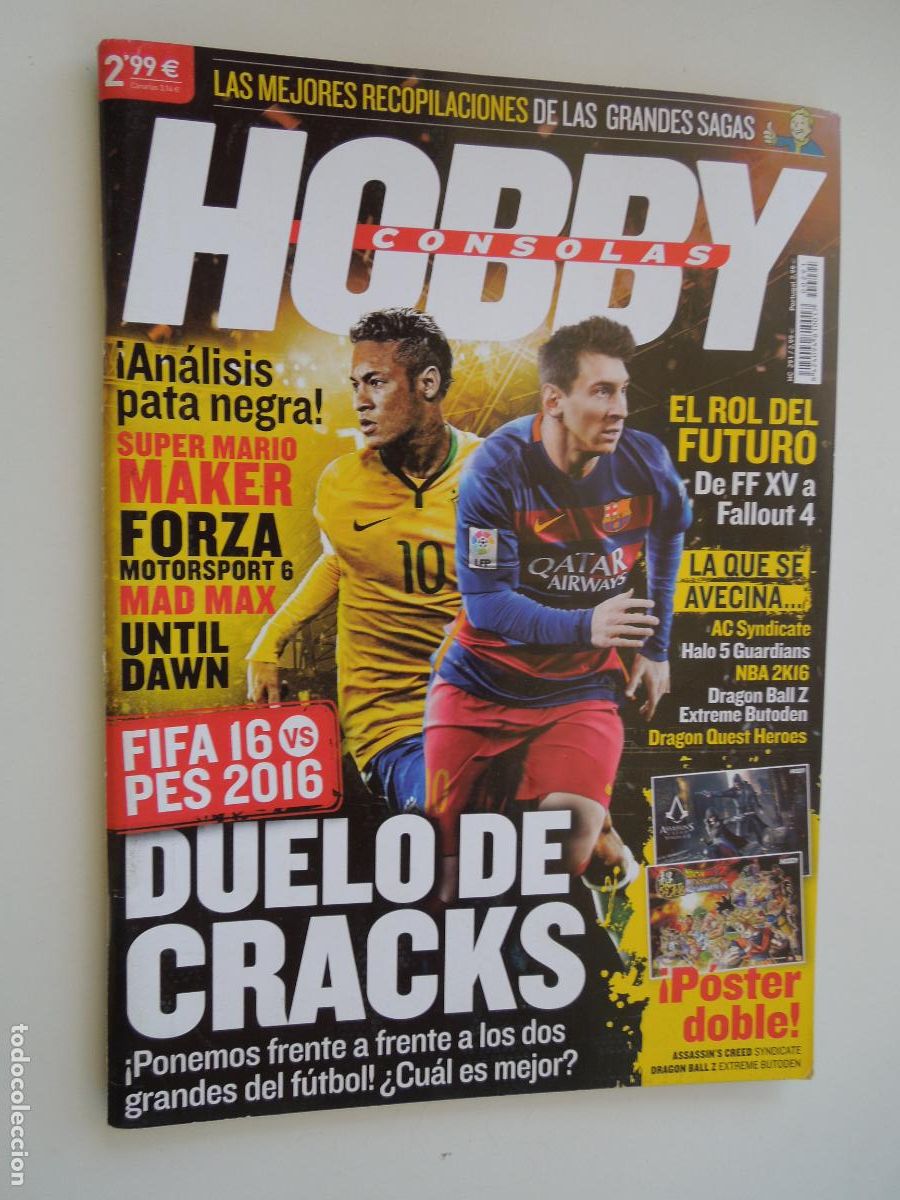 Coleccionismo de Revistas y Peri&oacute;dicos: HOBBY CONSOLAS N&ordm; 291 - DUELO DE CRACKS - CON POSTER