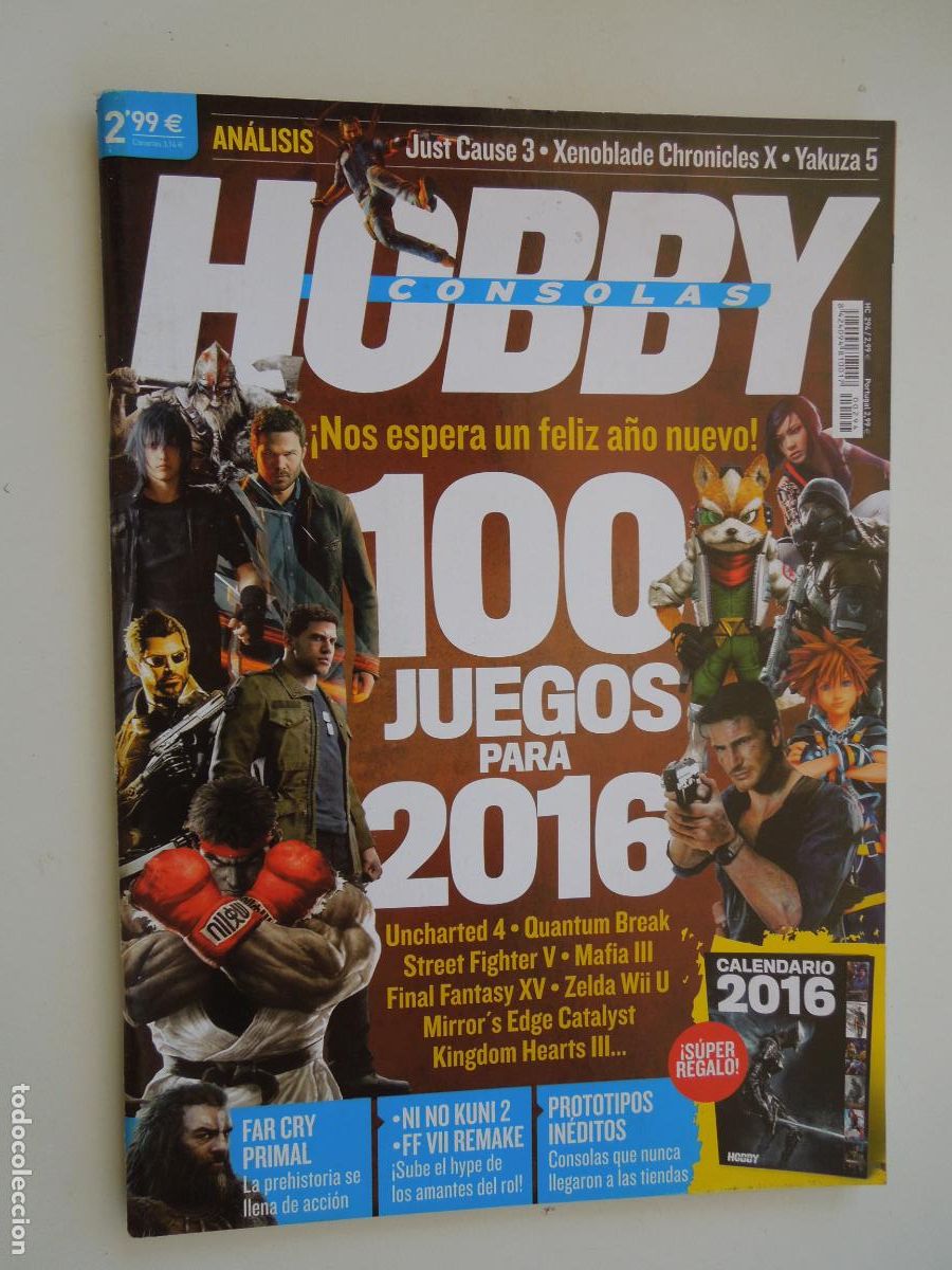 Coleccionismo de Revistas y Peri&oacute;dicos: HOBBY CONSOLAS N&ordm; 294- 100 JUEGOS PARA 2016 -