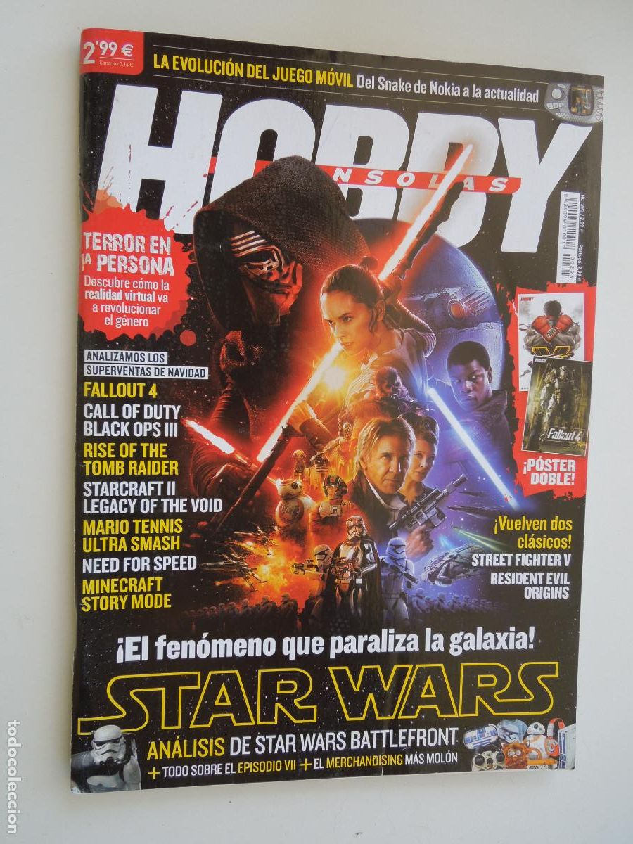 Coleccionismo de Revistas y Peri&oacute;dicos: HOBBY CONSOLAS N&ordm; 293- STAR WARS - ANALISIS