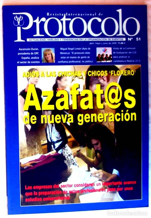 Coleccionismo de revistas y peri&oacute;dicos: PROTOCOLO - REVISTA INTERNACIONAL - N&ordm; 51 - ABRIL/MAYO/JUNIO 2009 - VER SUMARIO