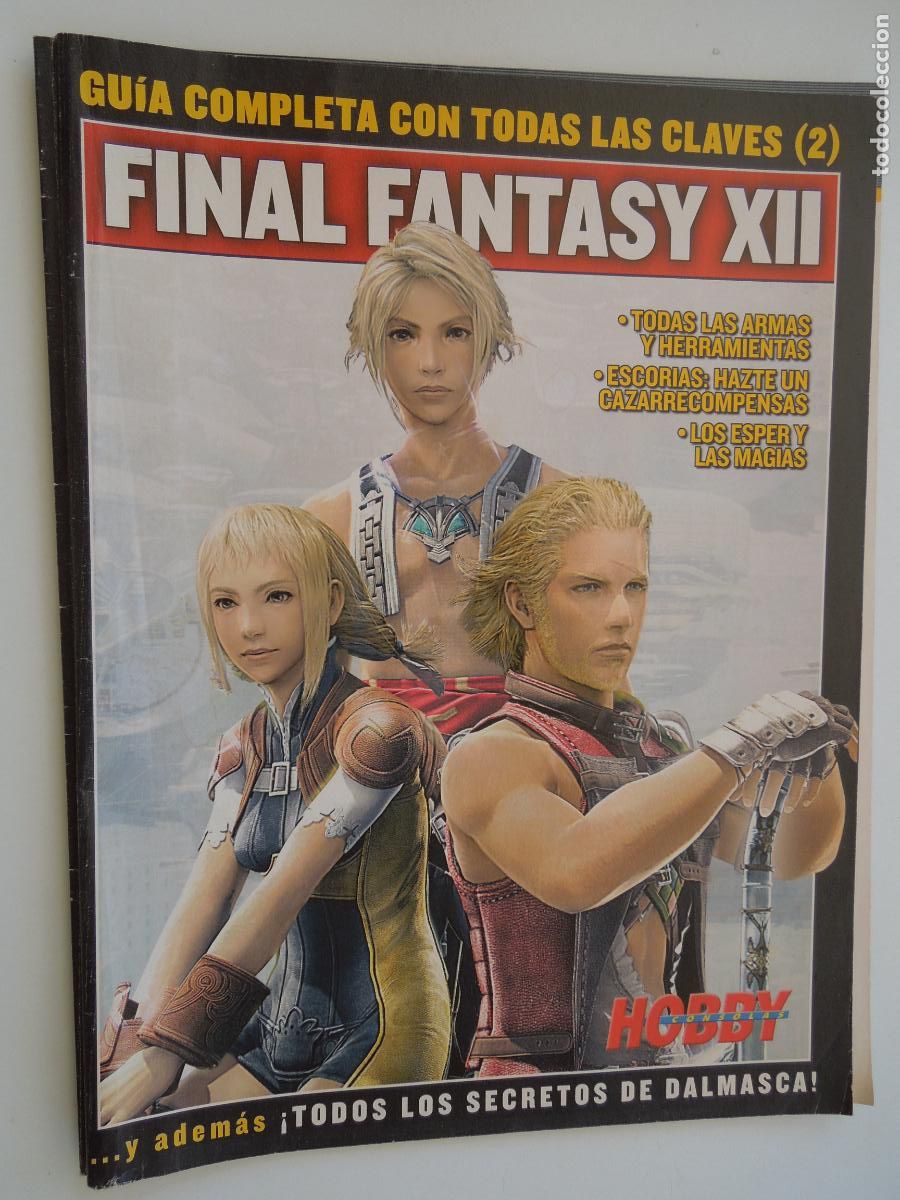 Coleccionismo de Revistas y Peri&oacute;dicos: FINAL FANTASY XII - HOBBY CONSOLAS - GU&Iacute;A COMPLETA CLAVES 2.