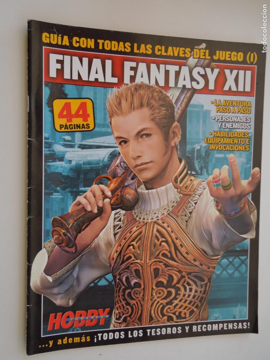 Coleccionismo de Revistas y Peri&oacute;dicos: FINAL FANTASY XII - HOBBY CONSOLAS - GU&Iacute;A COMPLETA CLAVES DE JUEGO I.
