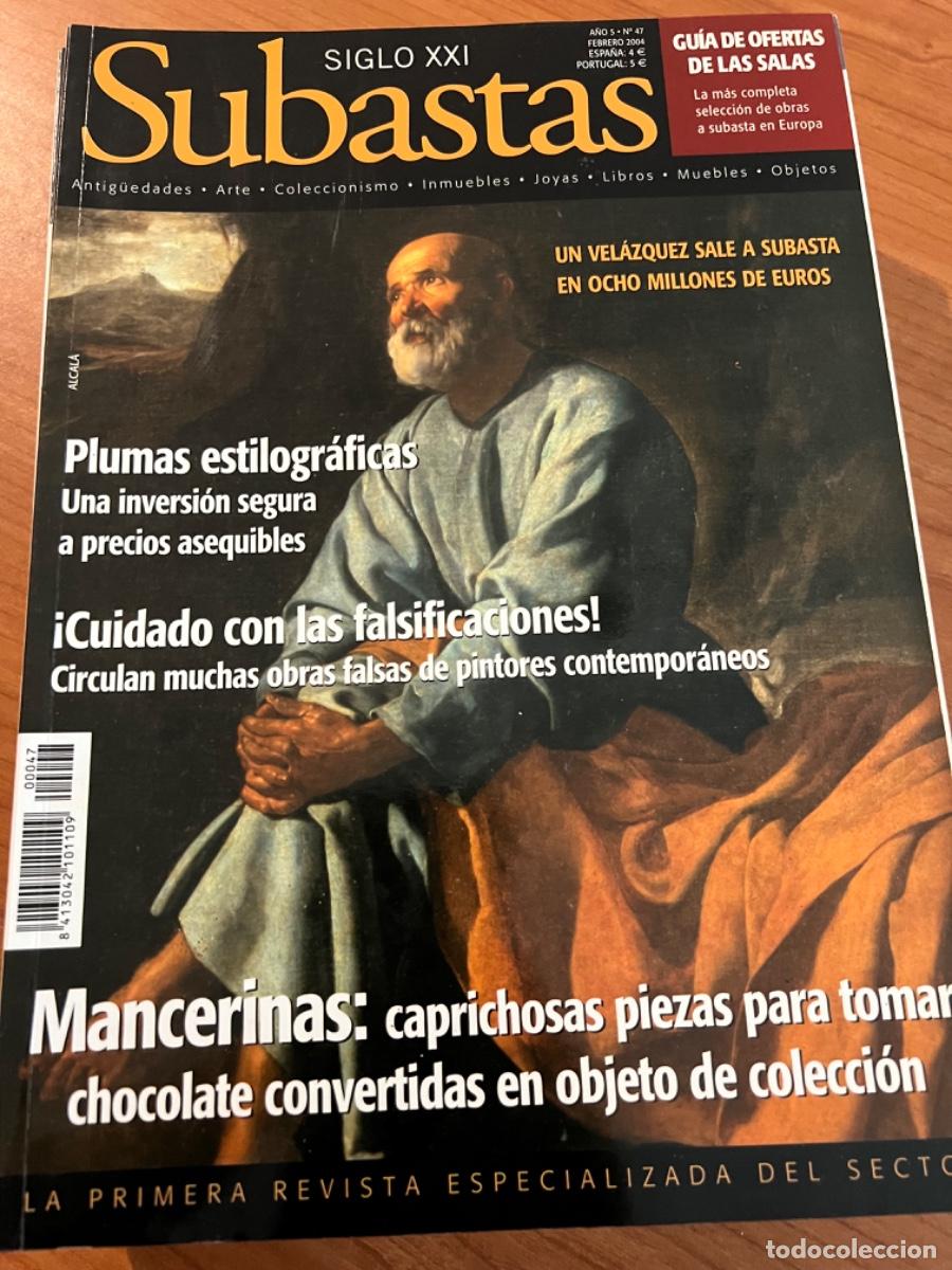 Coleccionismo de revistas y peri&oacute;dicos: SUBASTA SIGLO XXI. A&Ntilde;O 5, N&deg;47. FEBRERO 2004. UN VEL&Aacute;ZQUEZ SALE A SUBASTA EN 8 MILLONES DE EUROS.
