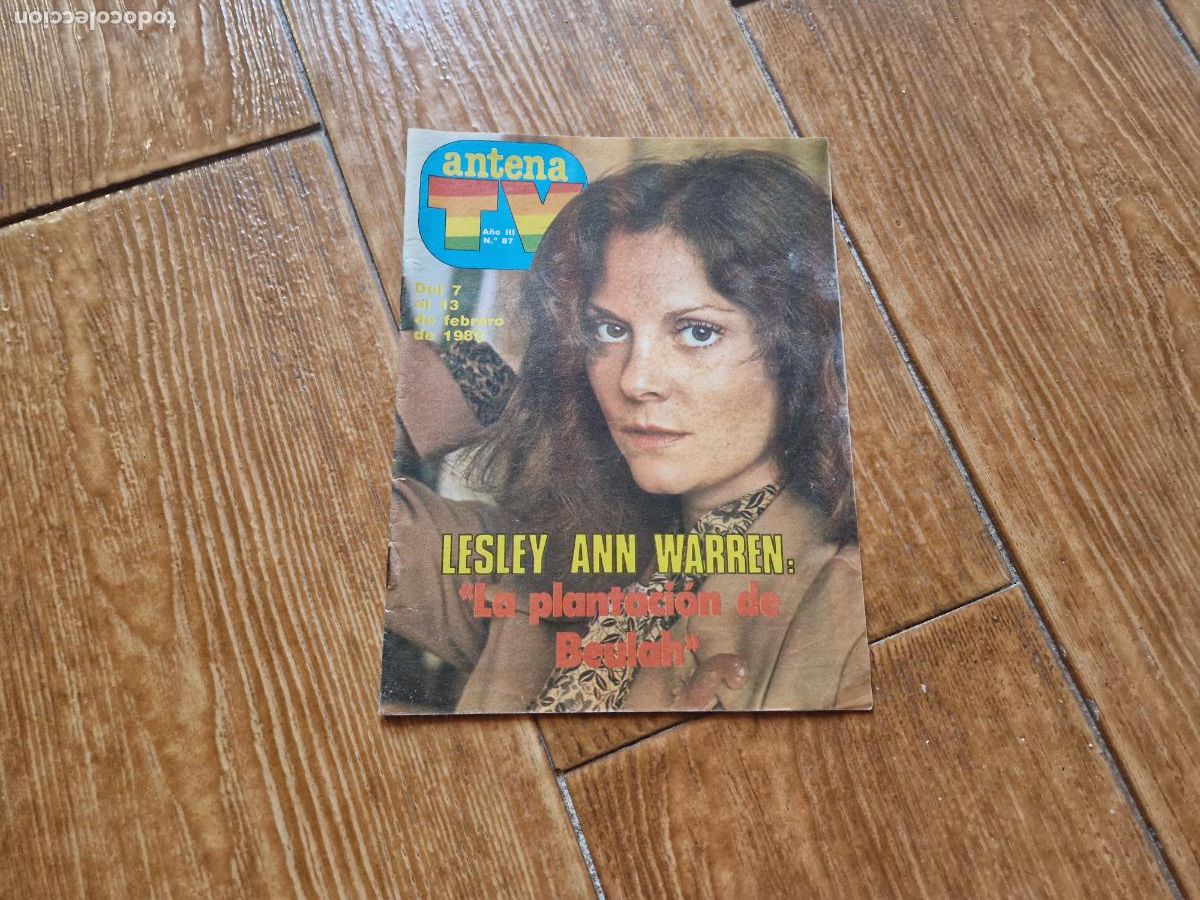 Coleccionismo de Revistas y Peri&oacute;dicos: ANTENA TV N 87 1982 PORTADA LESLEY ANN WARREN INTERIOR ALFRED HITCHCOCK