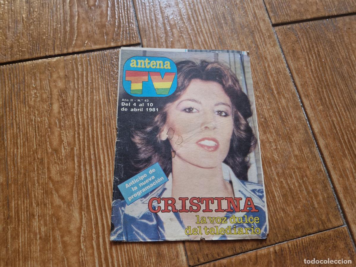 Coleccionismo de Revistas y Peri&oacute;dicos: ANTENA TV N 43 1981 PORTADA CRISTINA GARCIA RAMOS INTERIOR ABBA PECOS