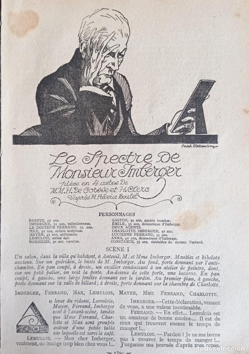 Colecionismo de Revistas e Jornais: 4 NOVELAS - 13 P&Aacute;GINAS PUBLICACI&Oacute;N PPIO 1900 - EN FRANC&Eacute;S.