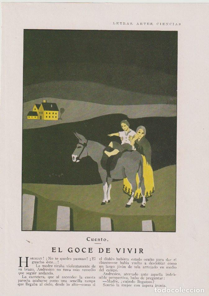 Collectionnisme de Revues et Journaux: El goce de vivir / cuento de Luis de Villava con ilustraciones de Ochoa - 1930