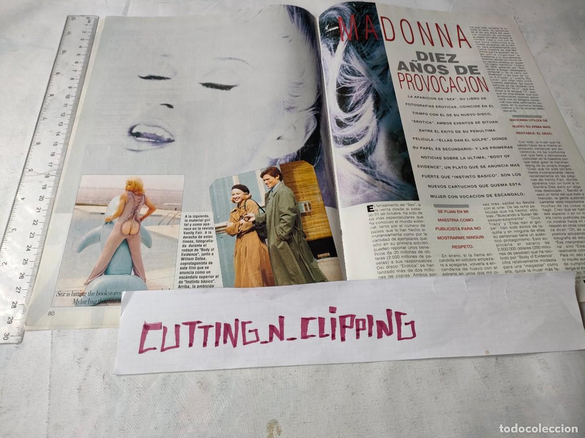 Coleccionismo de Revistas y Peri&oacute;dicos: Clipping [MADONNA][PUBLICIDAD]