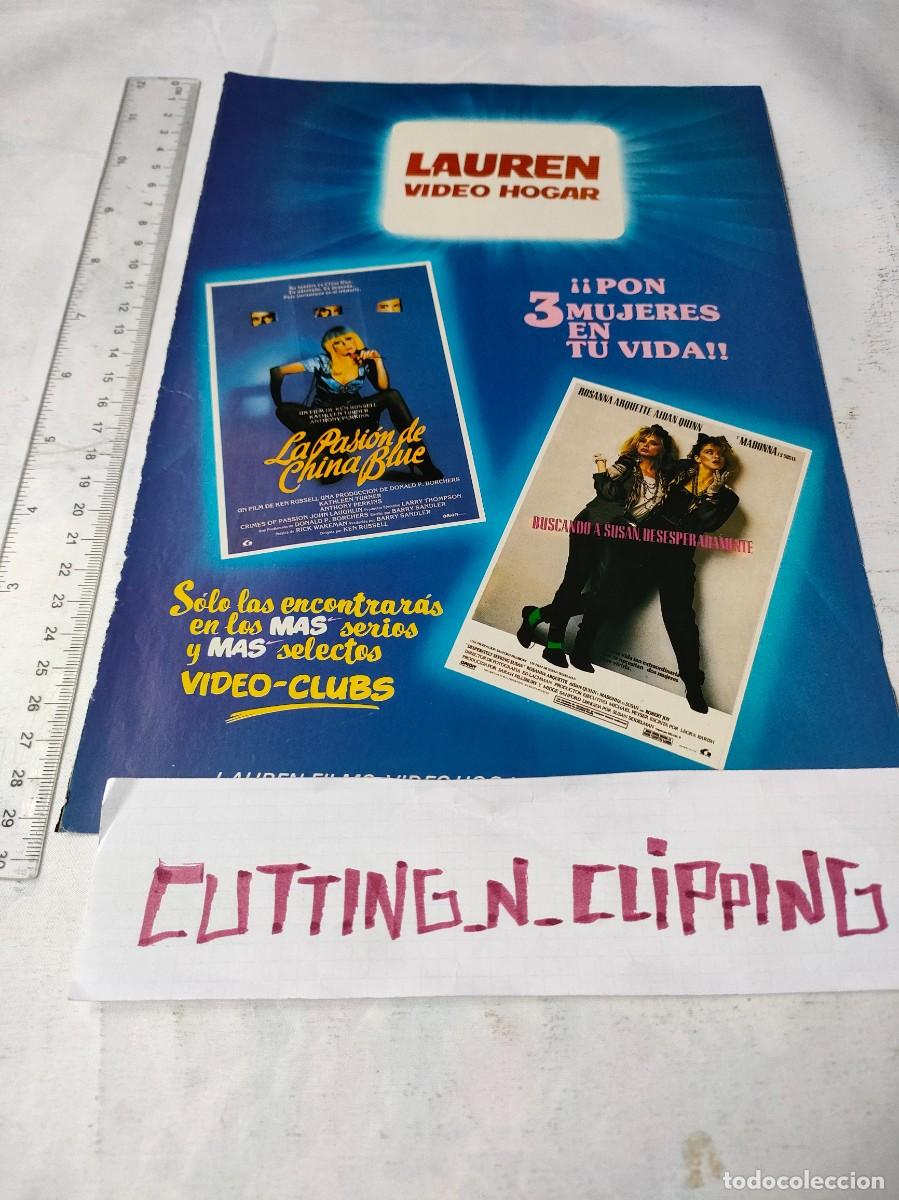 Coleccionismo de Revistas y Peri&oacute;dicos: Clipping [MADONNA BUSCANDO][PUBLICIDAD]