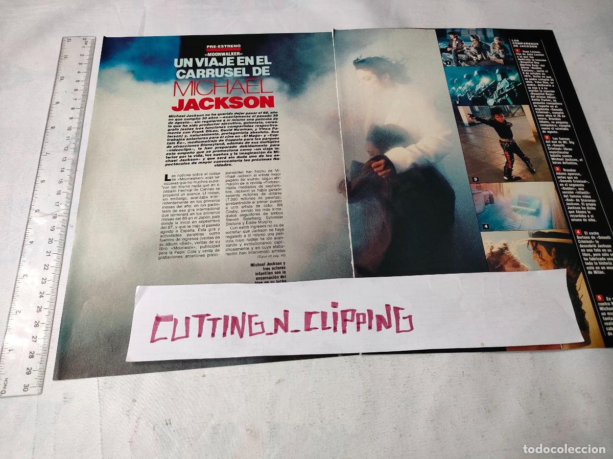 Coleccionismo de Revistas y Peri&oacute;dicos: Clipping [MICHAEL JACKSON MOONWALKER][PUBLICIDAD]