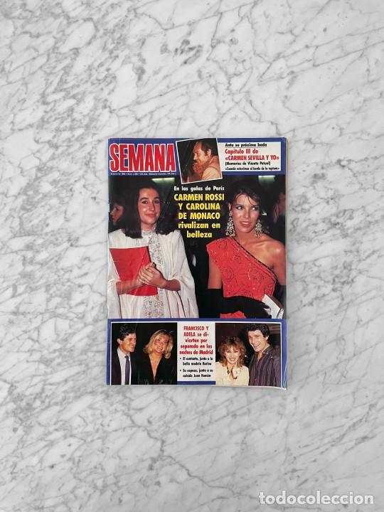 Coleccionismo de Revistas y Peri&oacute;dicos: SEMANA - 1985 - CAROLINA, JUNE CHADWICK, PAQUITA TORRES, ROSALIA DANS, RACHEL WARD, JUNCAL RIVERO