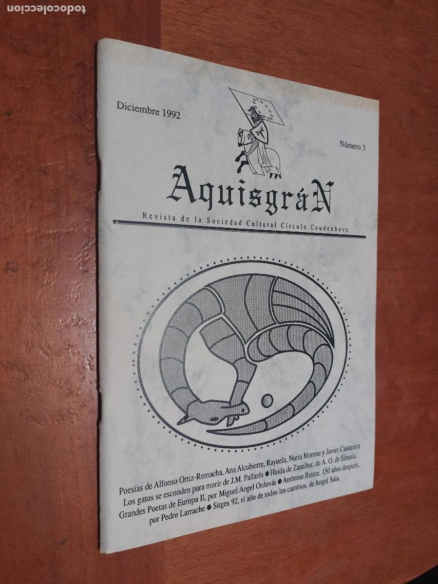 Collection Magazines and Newspapers: AQUISGR&Aacute;N 3. REVISTA. GRAPA. REVISTA DE RELATOS PRINCIPALMENTE. BUEN ESTADO.