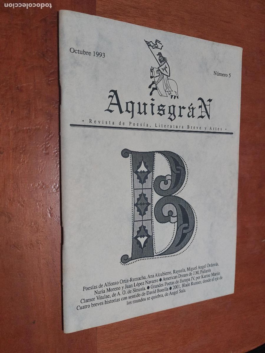 Collezionismo di Riviste e Giornali: AQUISGR&Aacute;N 5. REVISTA. GRAPA. REVISTA DE RELATOS PRINCIPALMENTE. BUEN ESTADO.