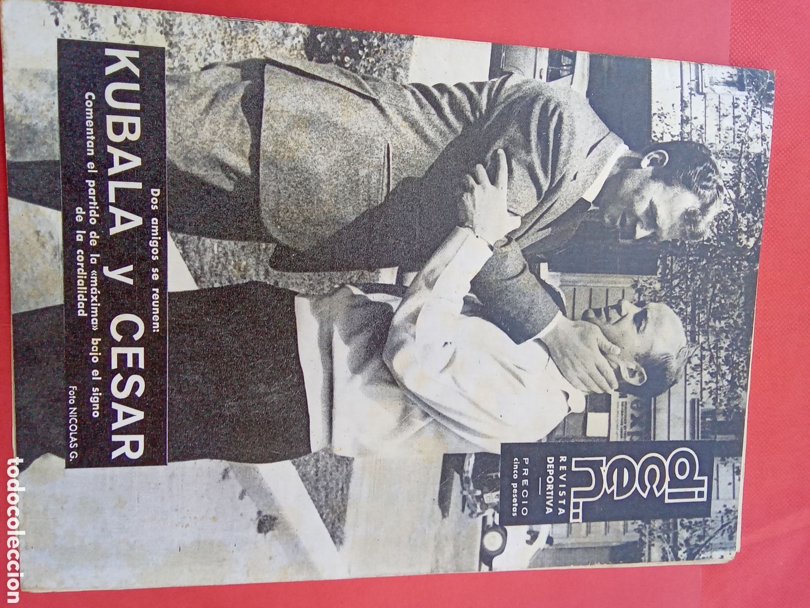 Collection Magazines and Newspapers: F&Uacute;TBOL. REVISTA DICEN...N&deg; 585 17 abril 1964