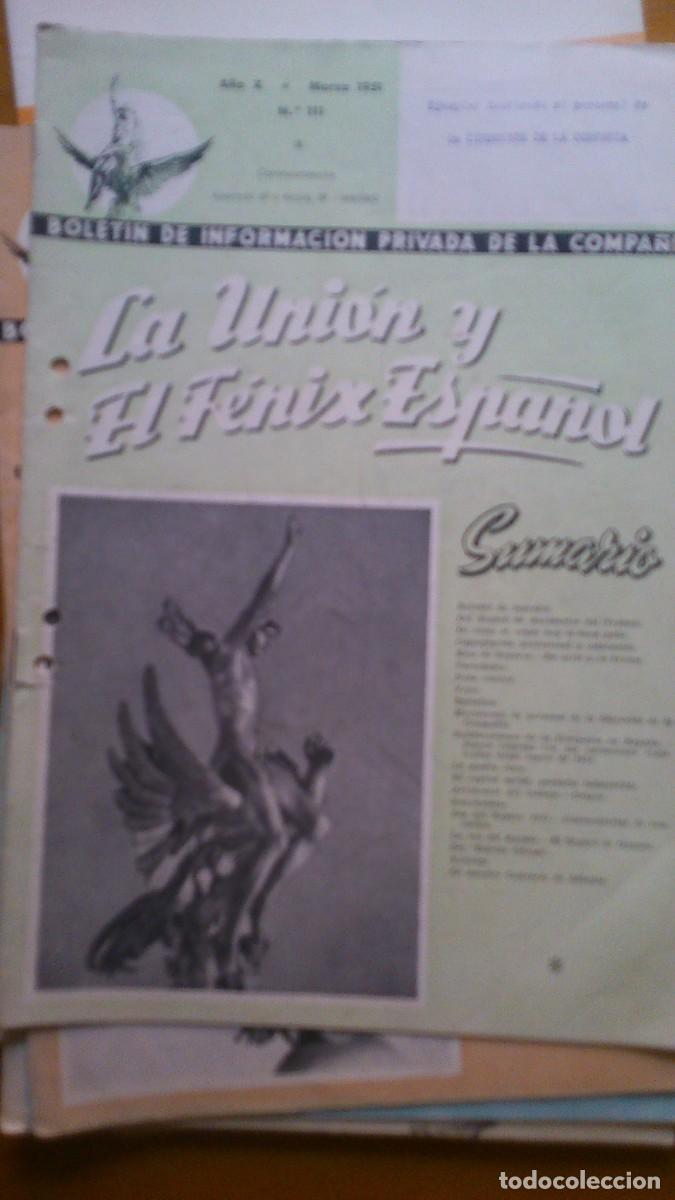 Sammeln von Zeitschriften und Zeitungen: BOLETIN INFORMACI&Oacute;N DE LA&rdquo;UNI&Oacute;N Y EL F&Eacute;NIX ESPA&Ntilde;OL&rdquo;, N&ordm; 111 MES MARZO 1951: A&Ntilde;O: